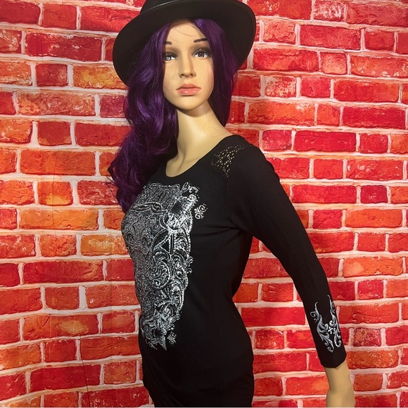 Affliction Women’s T-Shirt - Picture 2 of 12